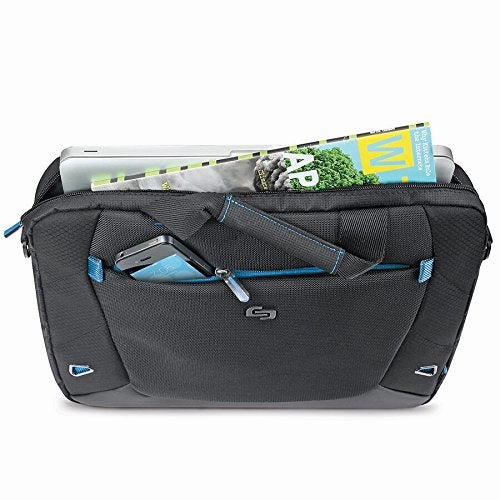 Solo Soar 16 Inch Laptop Slim Brief, Black