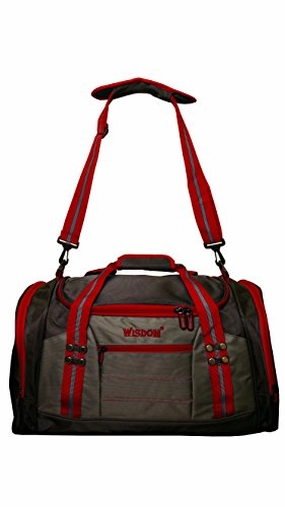 Sports Outdoor Gym Wisdom Duffel Bag (24, Red)