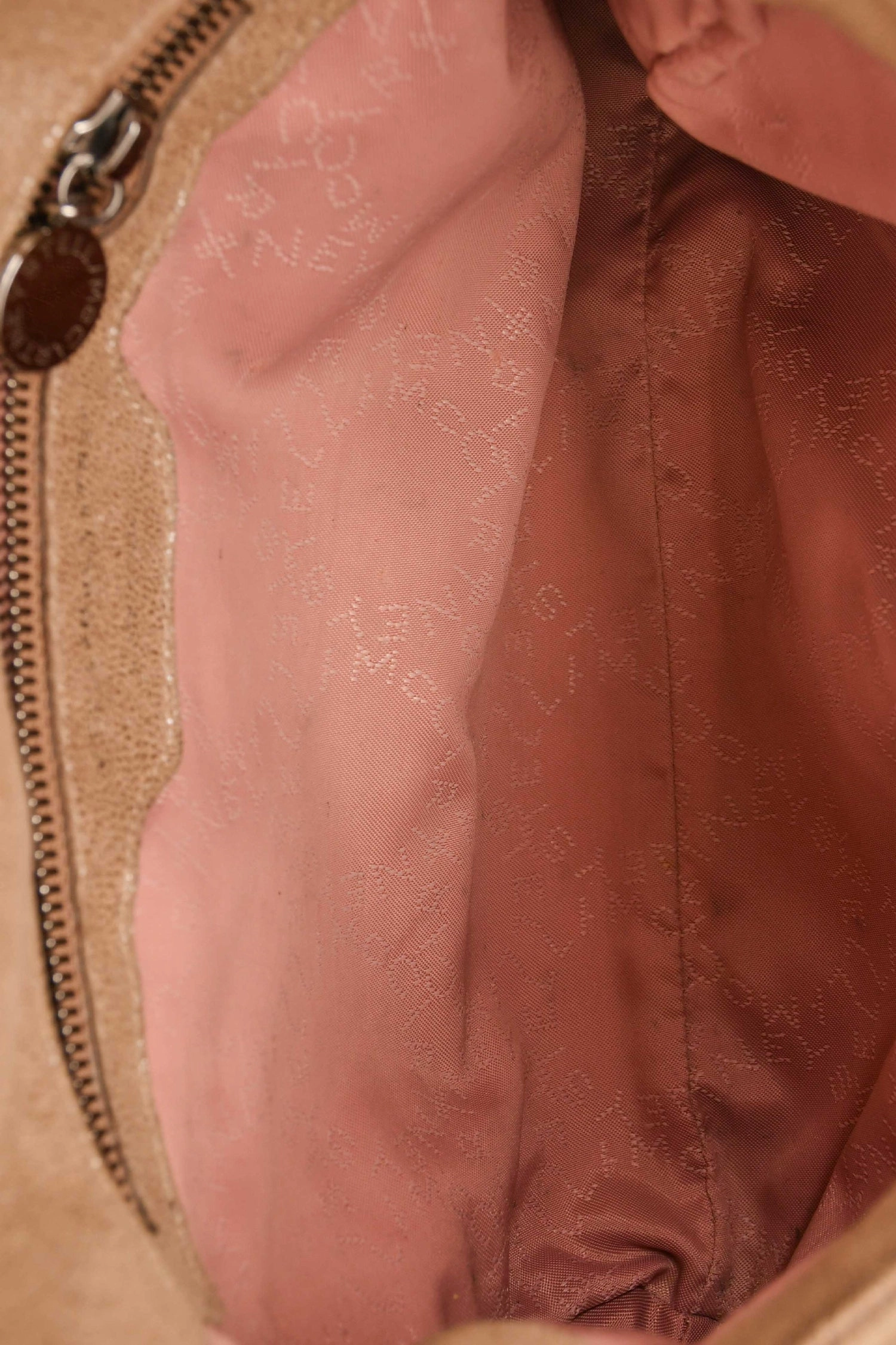 Stella McCartney Beige Suede Small 'Falabella' Crossbody