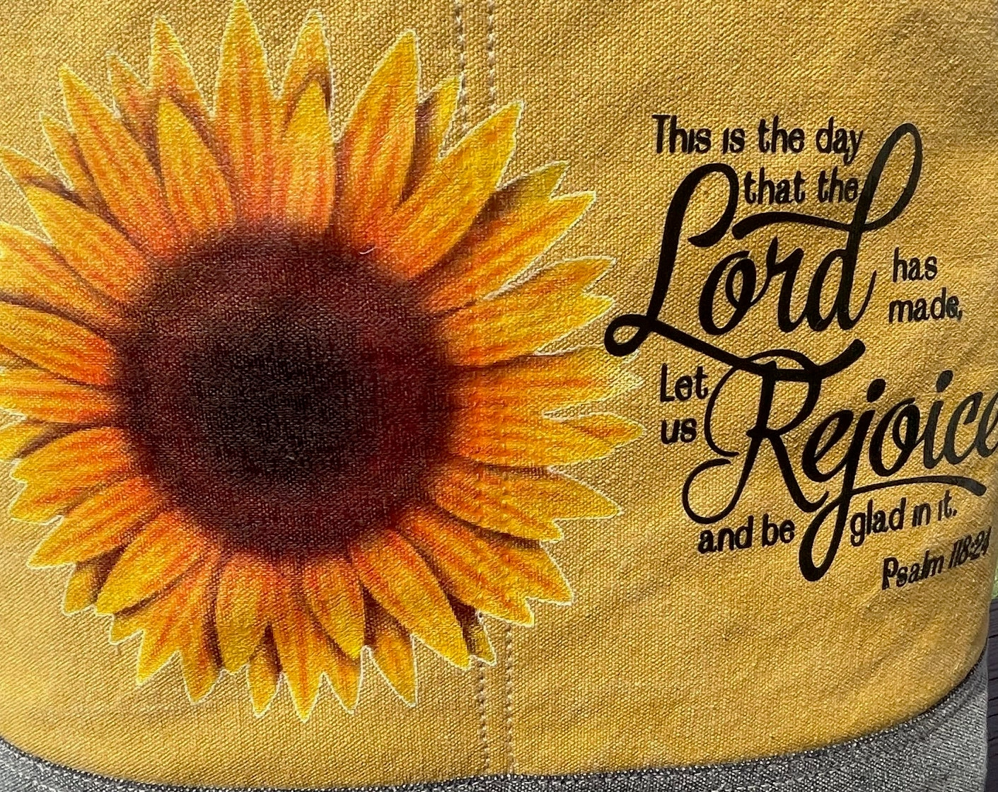 Sunflowers Rejoice Yellow Tote with Crossbody Strap