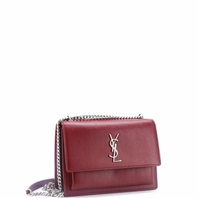 Sunset Crossbody Bag Leather Medium