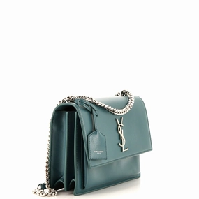 Sunset Crossbody Bag Leather Medium