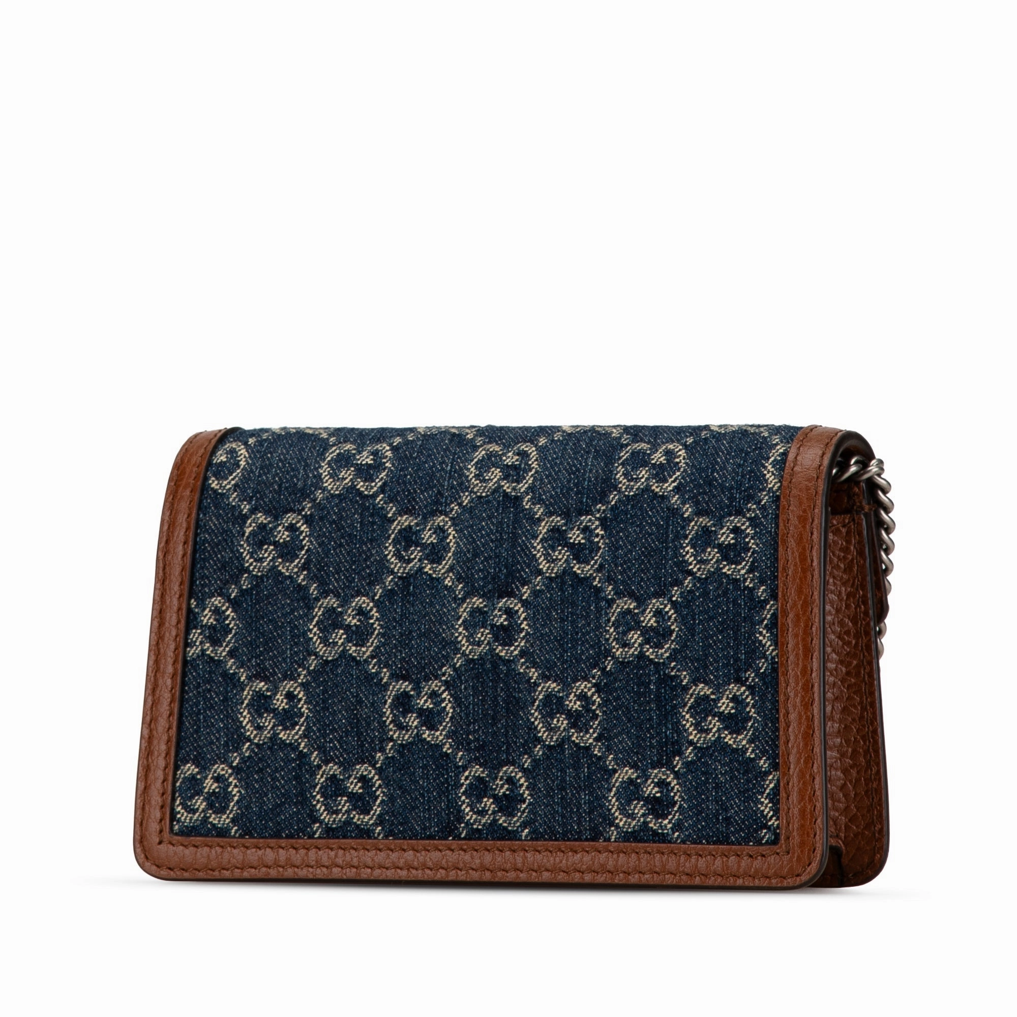 Super Mini GG Denim Dionysus Crossbody