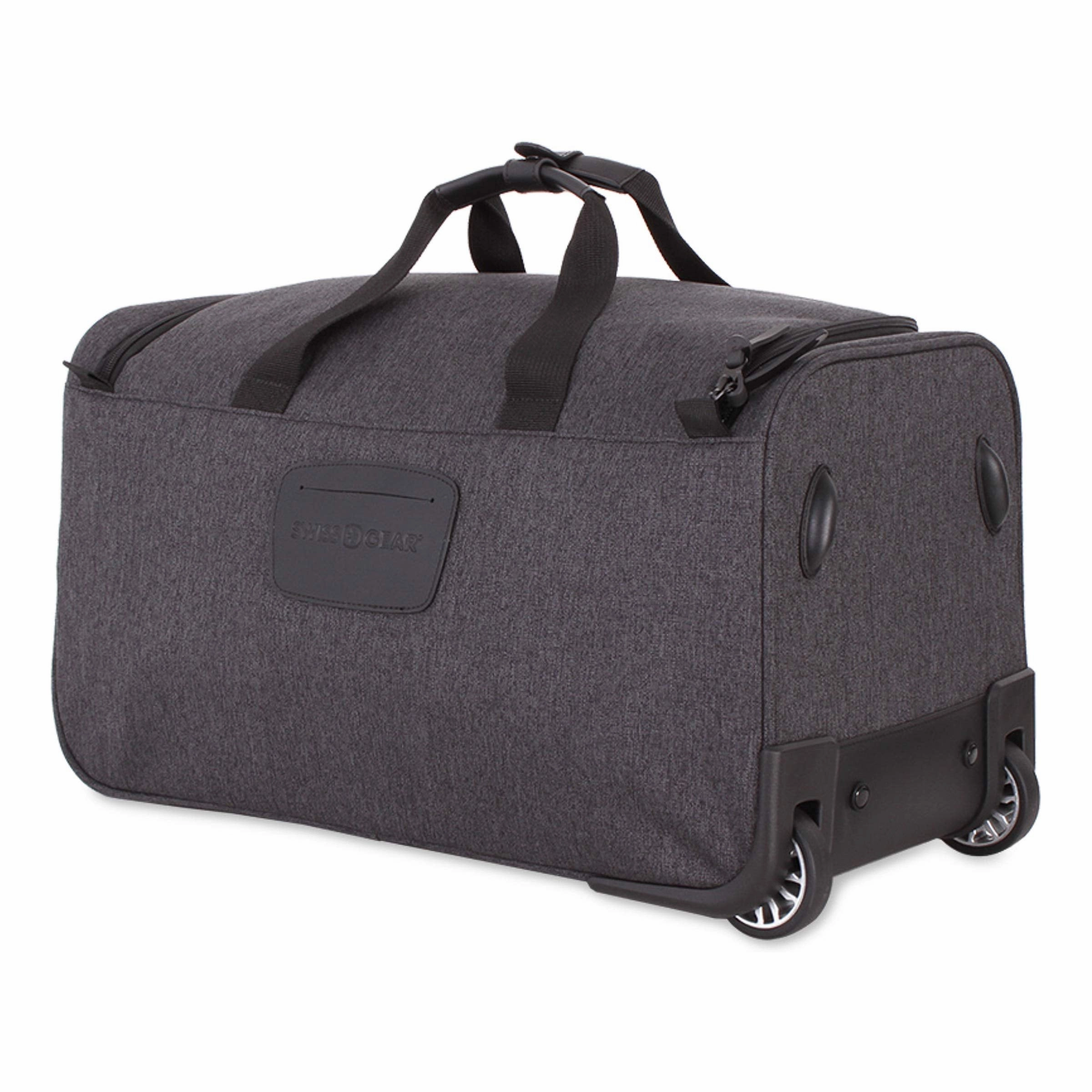 SWISSGEAR 7368 Travel Duffel, Heather Grey (19" Rolling)