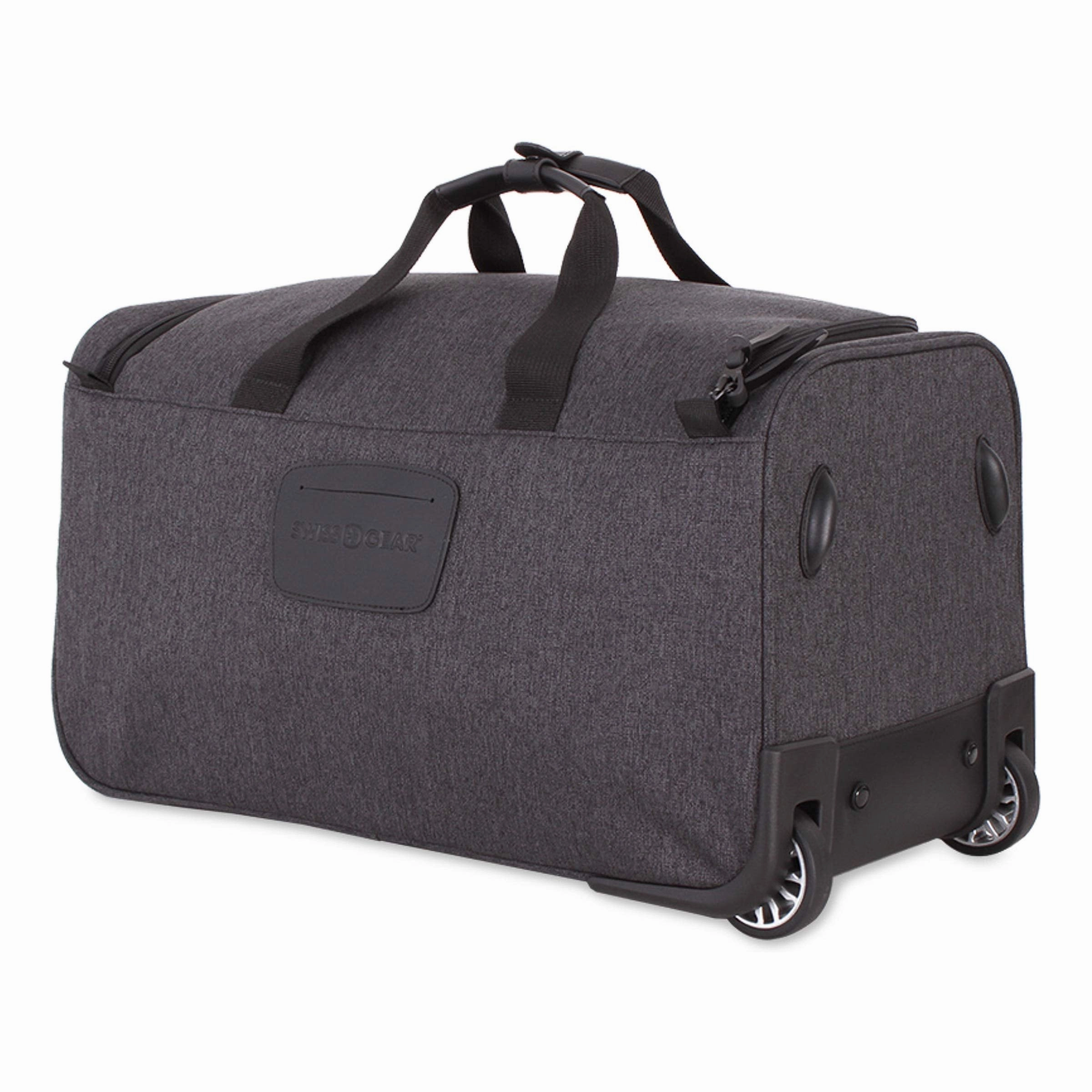 SWISSGEAR 7368 Travel Duffel, Heather Grey (19" Rolling)