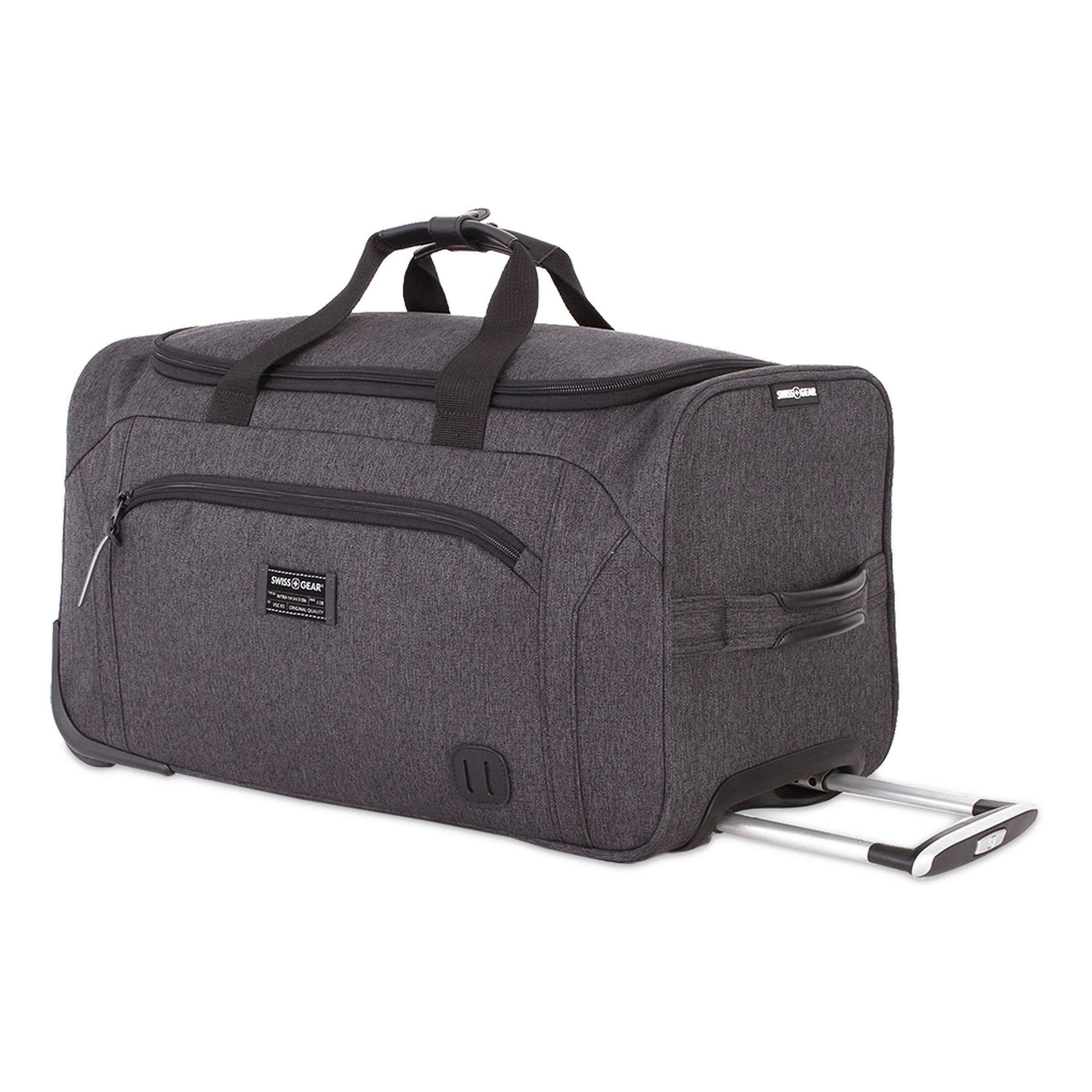 SWISSGEAR 7368 Travel Duffel, Heather Grey (19" Rolling)