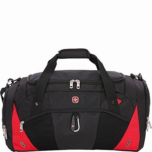 Swissgear Travel Gear 1900 Duffel - Ebags Exclusive (Black/Red)