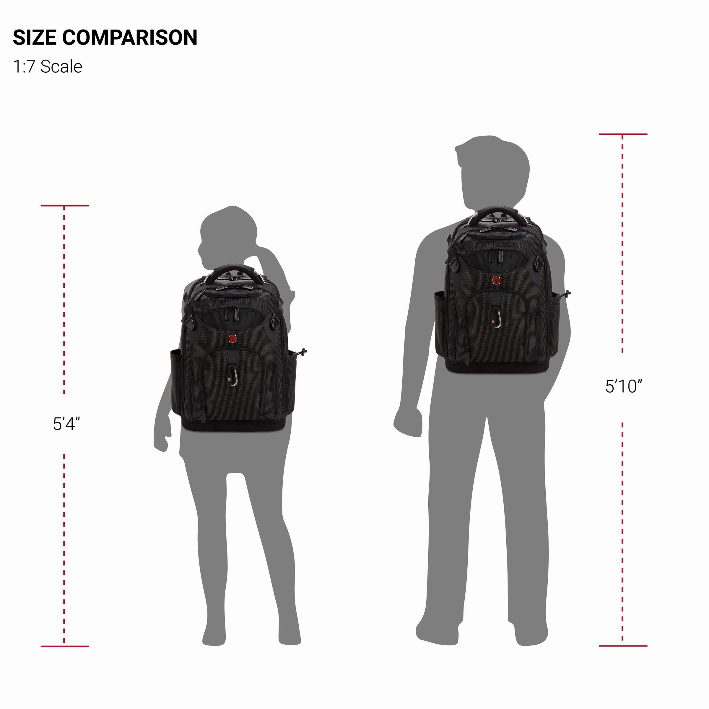 SWISSGEAR Work Pack Pro Ultimate Tool Protection Organization Durable Laptop Backpack with built-in USB port