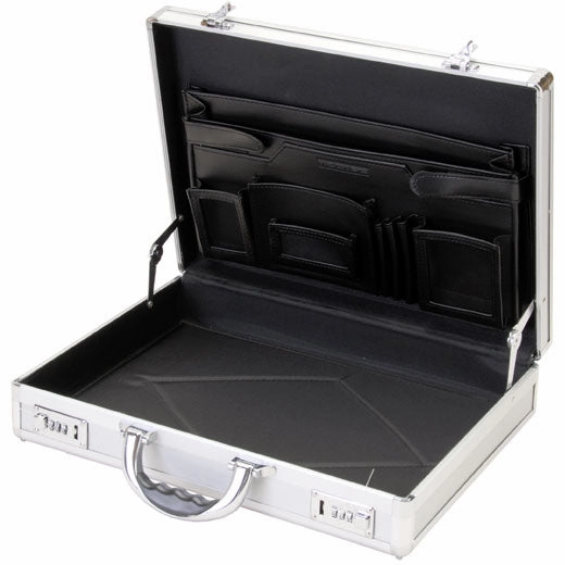 T.Z. Case Business Cases Hidden Hinge Aluminum Briefcase