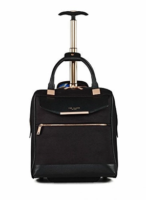 Ted Baker Womens Albany Softside Wheeled Business Case (One Size, Black)
