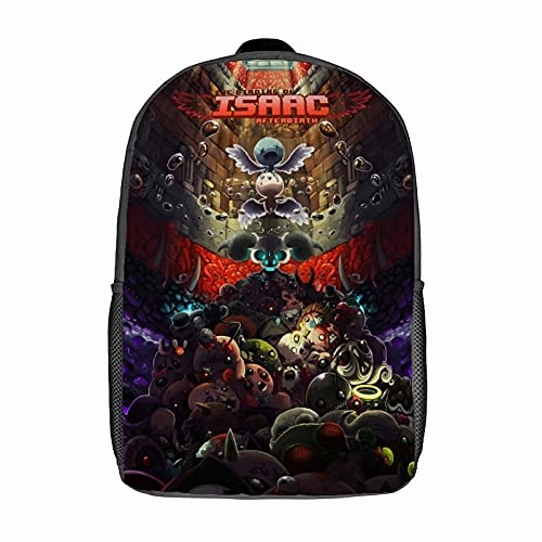 The Binding Of Is-Aac Backpack Lightweight School Bags 17 Inch Laptop Bag for Boy/Girl/teens/Men/Women