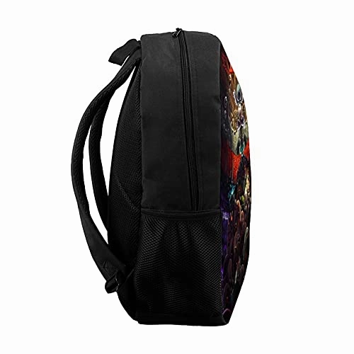 The Binding Of Is-Aac Backpack Lightweight School Bags 17 Inch Laptop Bag for Boy/Girl/teens/Men/Women