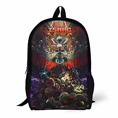 The Binding Of Is-Aac Backpack Lightweight School Bags 17 Inch Laptop Bag for Boy/Girl/teens/Men/Women