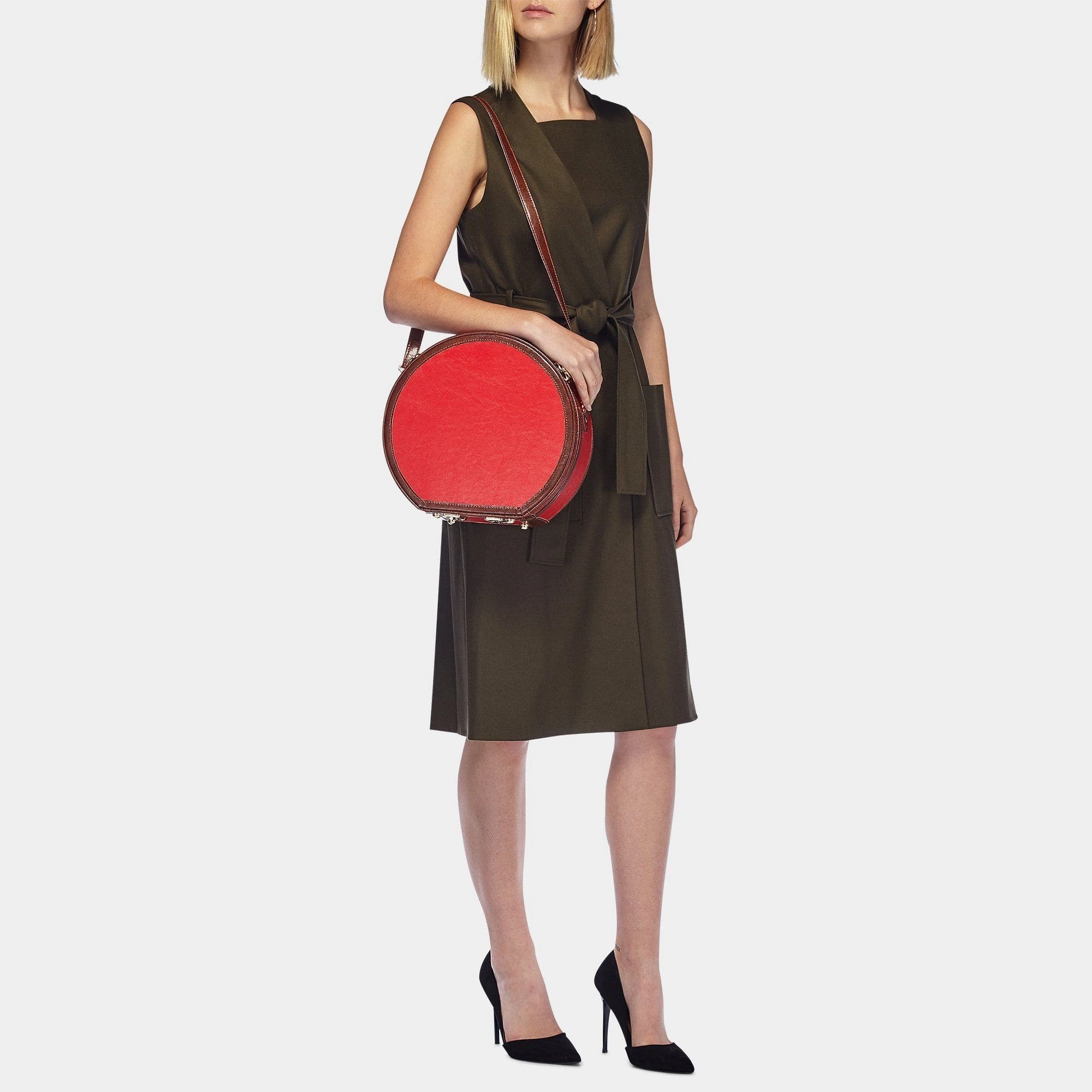 The Entrepreneur - Red Hatbox Small
