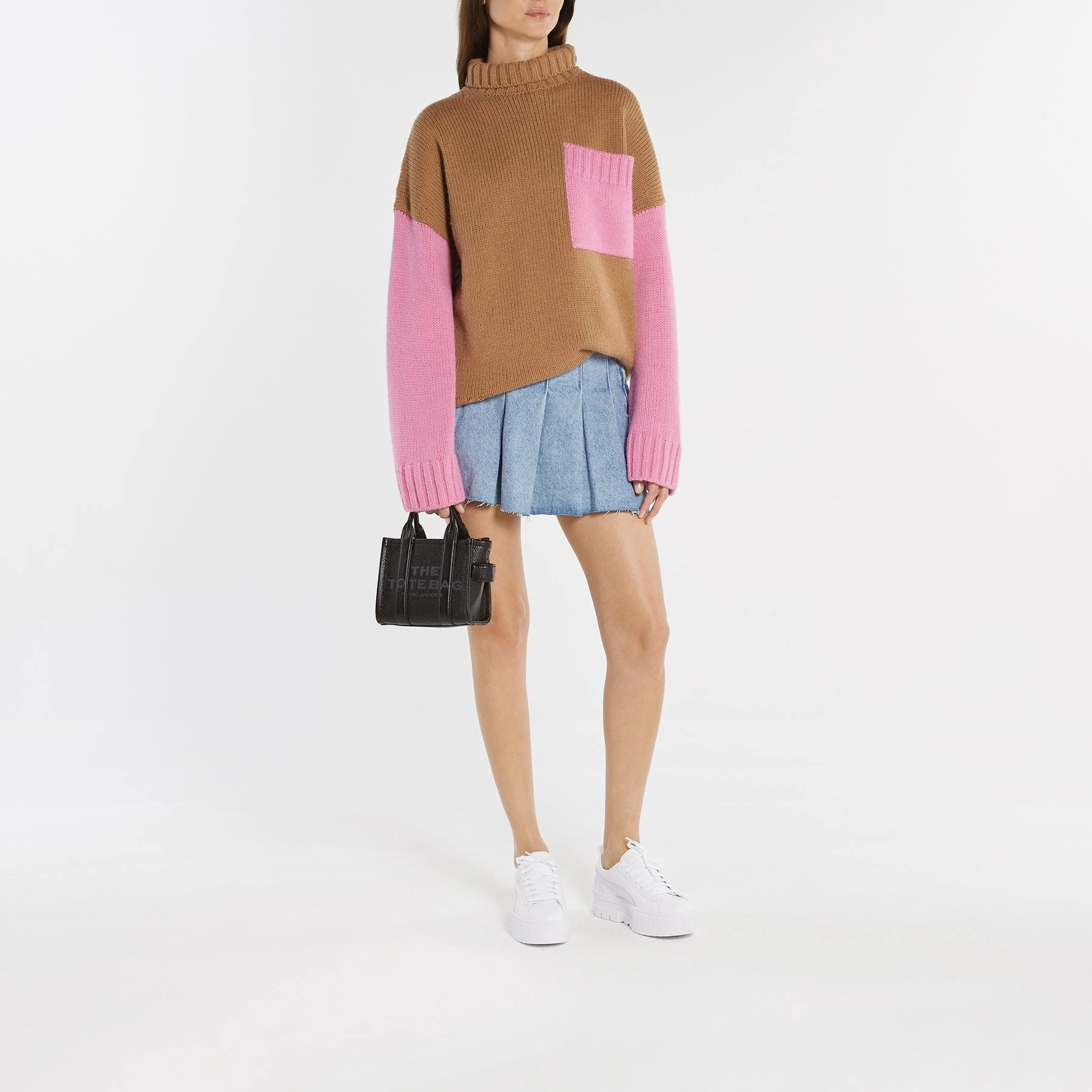 The Mini Crossbody Tote - Marc Jacobs - Leather - Black
