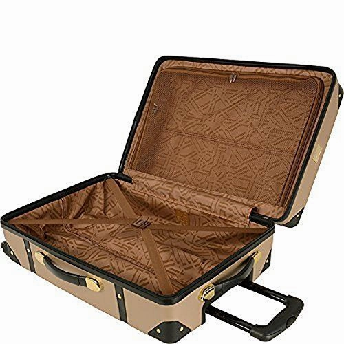 The Set Of Classic Beet/Vachetta Saltui Three Piece Hardside Luggage Set