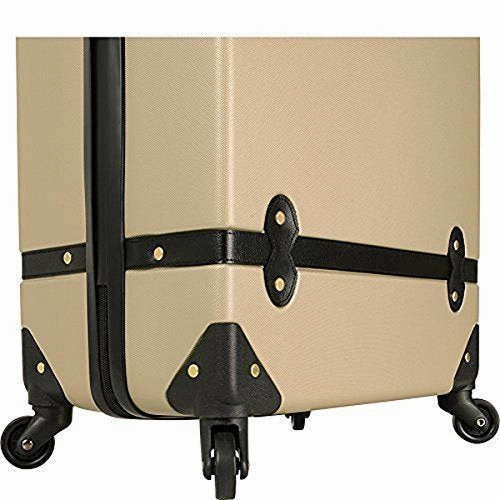 The Set Of Classic Beet/Vachetta Saltui Three Piece Hardside Luggage Set