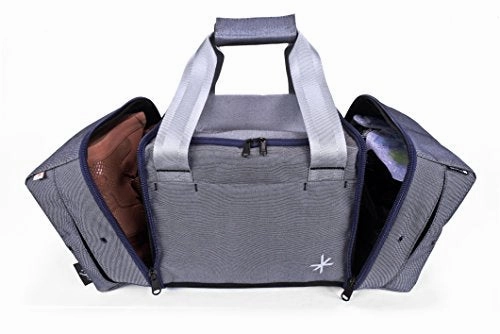 The Shrine Duality Duffel, Blue/White