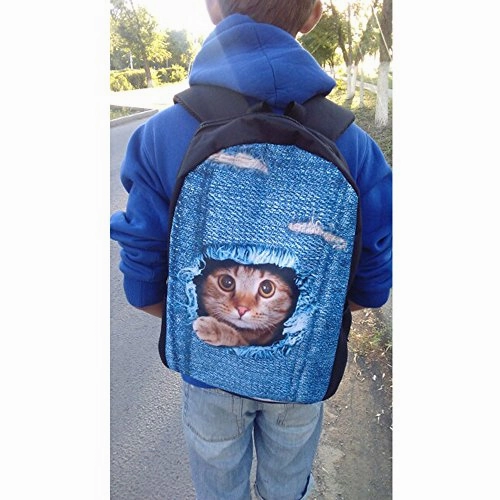 Thikin Cool 3D Animals Bookbag Childrens School Backpack