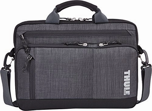 Thule Stravan Tsda-115 Nylon Deluxe Attache 15" Macbook Laptop Notebook Bag - Gray