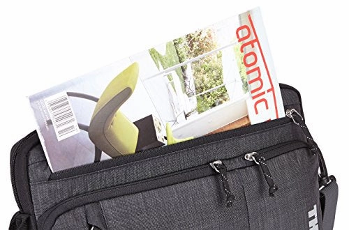 Thule Stravan Tsda-115 Nylon Deluxe Attache 15" Macbook Laptop Notebook Bag - Gray