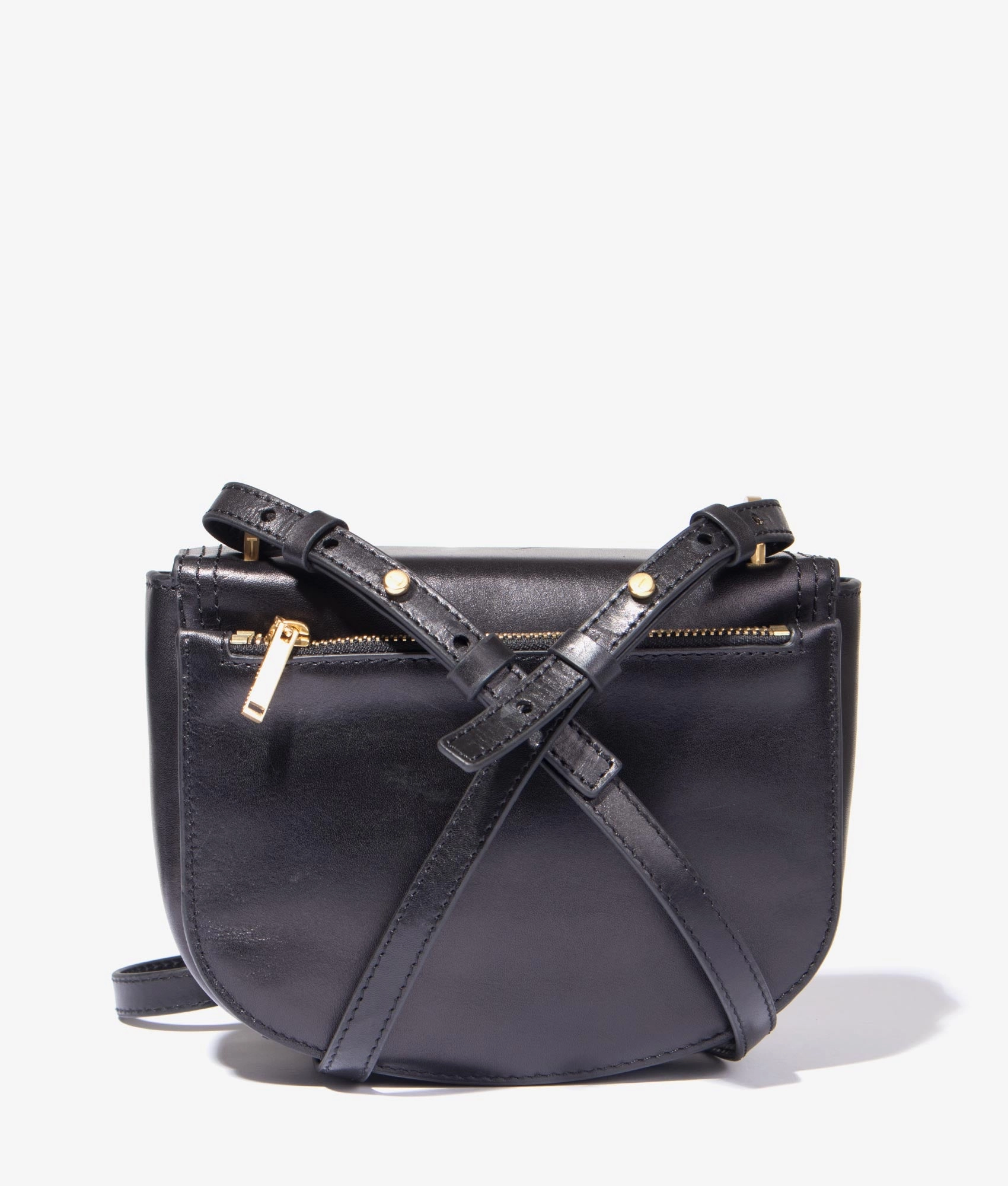 Tiki statement T mini crossbody in black