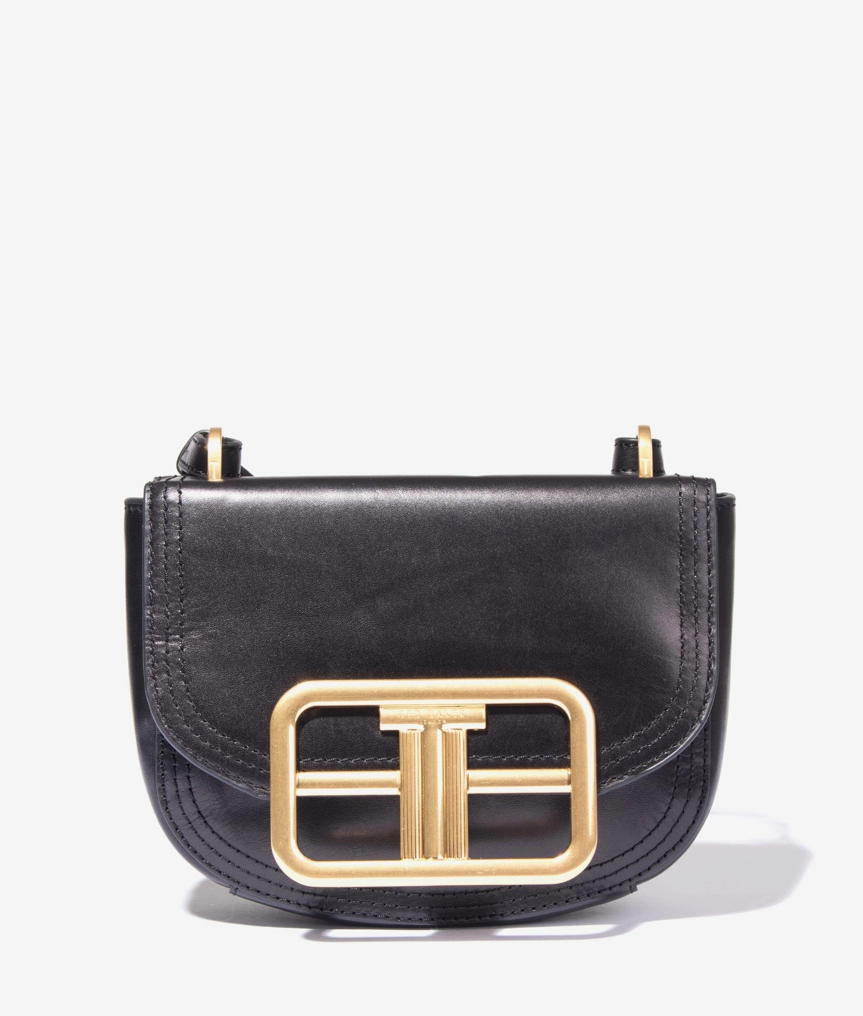 Tiki statement T mini crossbody in black
