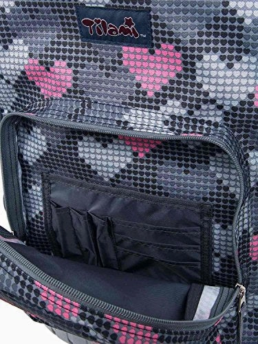 Tilami Rolling Backpack Armor Luggage School Travel Book Laptop 18 Inch Multifunction Wheeled