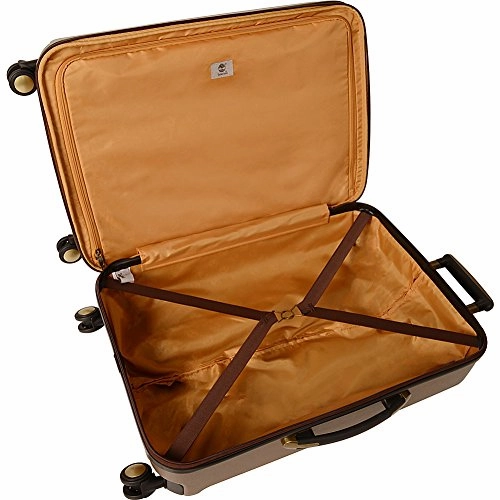 Timberland Fort Stark 25" Expandable Hardside Checked Spinner Luggage (Navy)