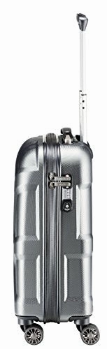 Titan X2 Hard Luggage International 21" Stylish Carryon Spinner (Gunmetal)