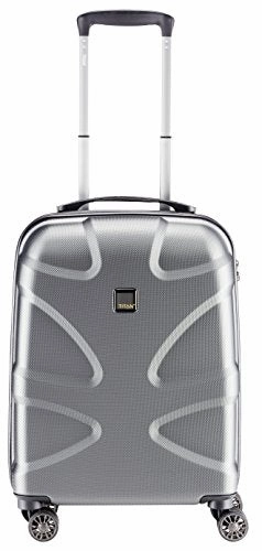 Titan X2 Hard Luggage International 21" Stylish Carryon Spinner (Gunmetal)