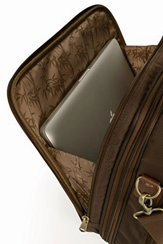 Tommy Bahama Harbor Elua 16 Inch Briefcase, Brown, One Size