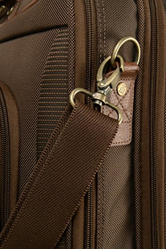 Tommy Bahama Harbor Elua 16 Inch Briefcase, Brown, One Size