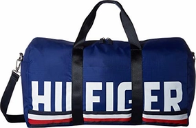 Tommy Hilfiger Men's Knox Hilfiger Rip Stop Nylon Duffel Cobalt One Size