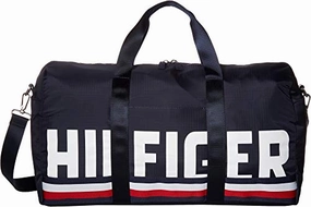 Tommy Hilfiger Men's Knox Hilfiger Rip Stop Nylon Duffel Tommy Navy One Size