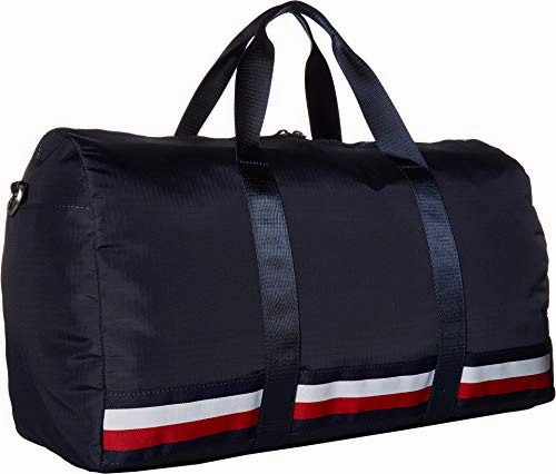 Tommy Hilfiger Men's Knox Hilfiger Rip Stop Nylon Duffel Tommy Navy One Size