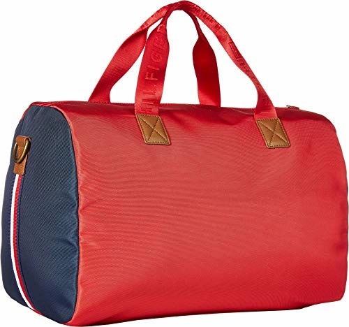 Tommy Hilfiger Men's Zachary Cordura Nylon Duffel Mars Red One Size