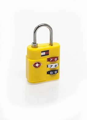 Tommy Hilfiger TSA Combination Lock, Yellow