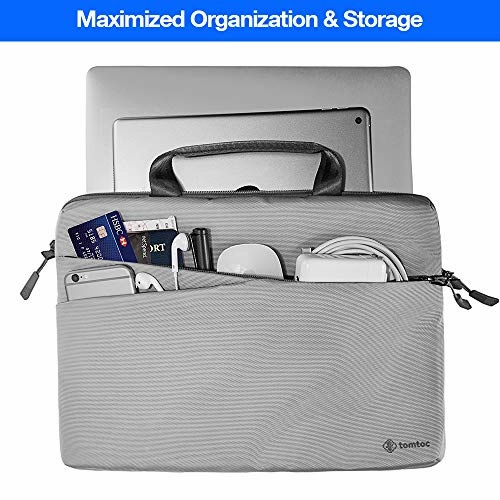 tomtoc 13-13.5 Inch Laptop Shoulder Bag Fit for 13.3" MacBook Air | MacBook Pro | Microsoft 13.5