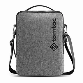 tomtoc Laptop Shoulder Bag for 15-16 Inch MacBook Pro A2141 A1398Surface Book 3/2, Dell XPS 17/15, The New Razer Blade 15, 14 HP Acer ASUS ThinkPad Laptop, Spill-resistant Protective Vertical Case