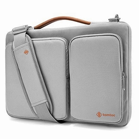 tomtoc Original 15.6 Inch Laptop Shoulder Bag with CornerArmor Patent & Accessory Pocket, 360