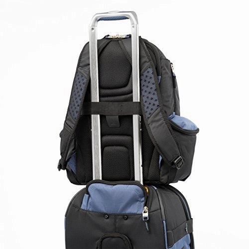 Tpro Bold 2.0 2 Piece Set (22 Inch Expandable Rollaboard   Computer Backpack), Black/Navy