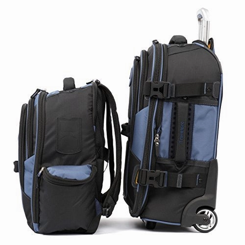 Tpro Bold 2.0 2 Piece Set (22 Inch Expandable Rollaboard   Computer Backpack), Black/Navy