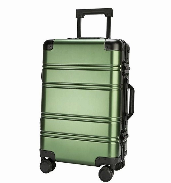 Travel Tale 20" Inch 100% Aluminium Travel Suitcase Spinner Carry On Luggage Trolley On Wheel