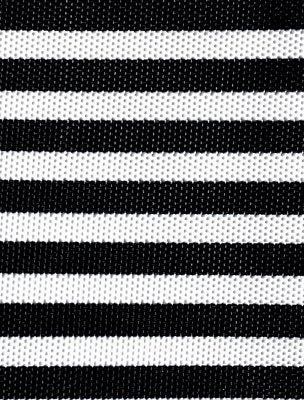 Travel Weekender Overnight Carry-On Under The Seat Shoulder Tote Bag (Small, White & Black Stripes)
