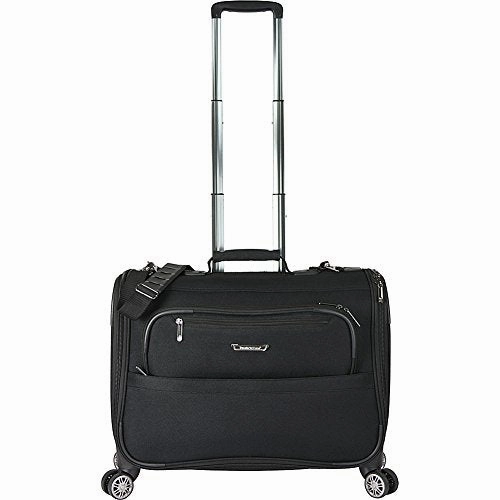 Traveler'S Choice Carry-On Spinner Garment Bag, Black, One Size