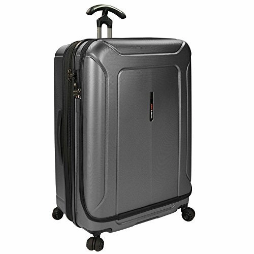 TravelerS Choice Barcelona Polycarbonate Hardside Expandable Front Opening Spinner Luggage -