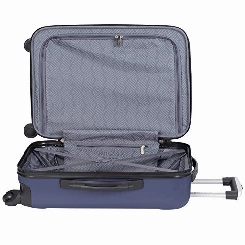 Travelers Club Chicago II Expandable Spinner Carry-On Luggage, Cobalt Blue, 20-Inch