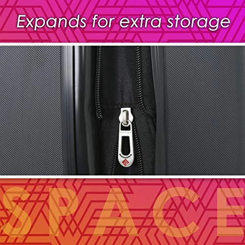 Travelers Club Chicago II Expandable Spinner Carry-On Luggage, Cobalt Blue, 20-Inch