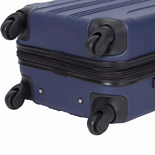 Travelers Club Chicago II Expandable Spinner Carry-On Luggage, Cobalt Blue, 20-Inch